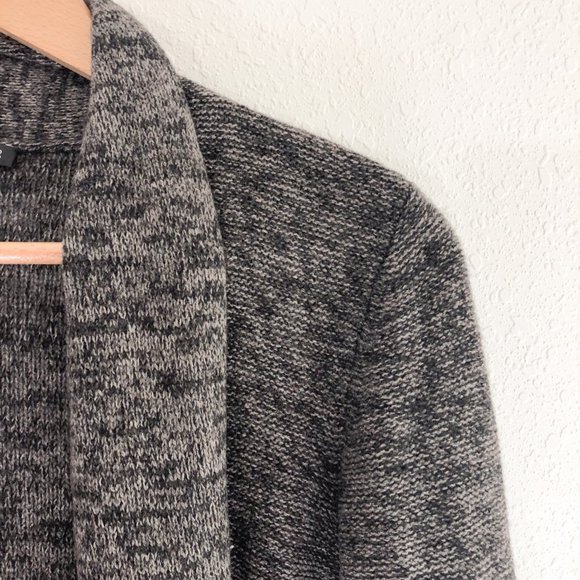 Eileen Fisher Wool Open Long Gray Cardigan Size Small - Picture 4 of 10